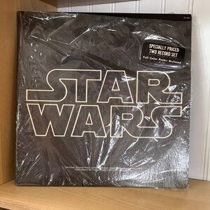 Vintage 1977 Star Wars Vinyl Soundtrack w/ Poster & T-Shirt Order Form